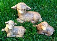 Keramická ovečka ležící -  malá
